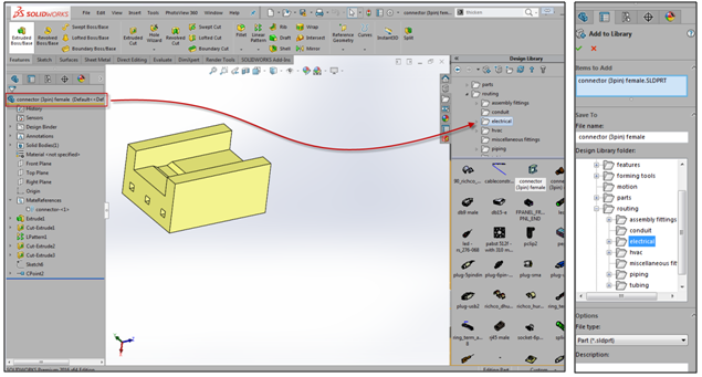 add connector