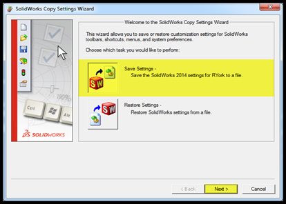 settings wizard