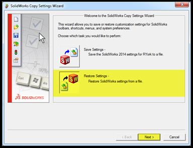 settings wizard