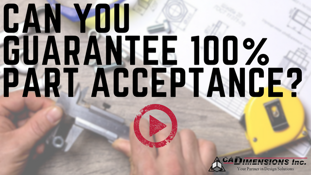 Can you guarantee 100% part acceptance?
