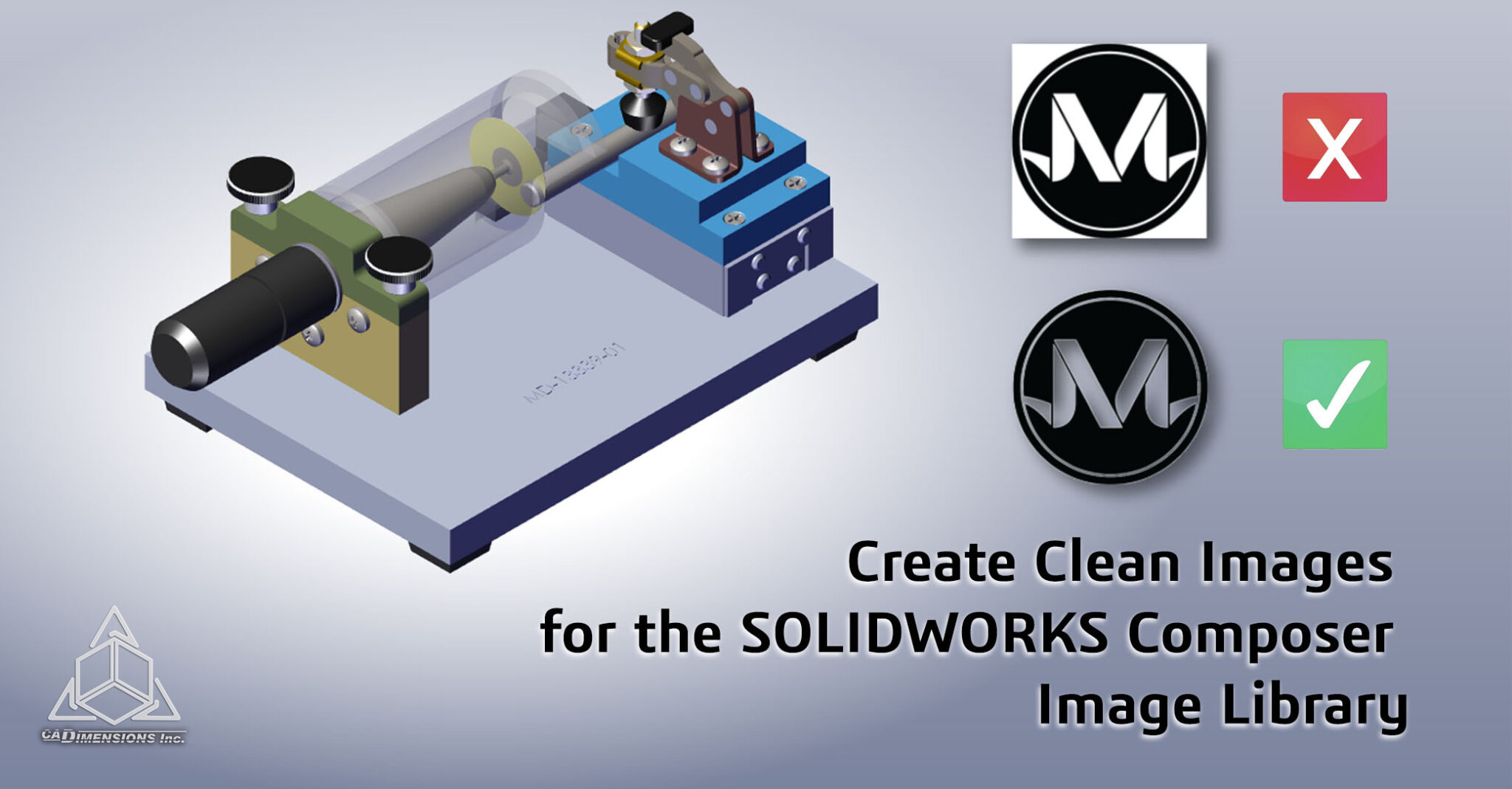 Create Clean Images for the SOLIDWORKS Composer Image Library CADimensions