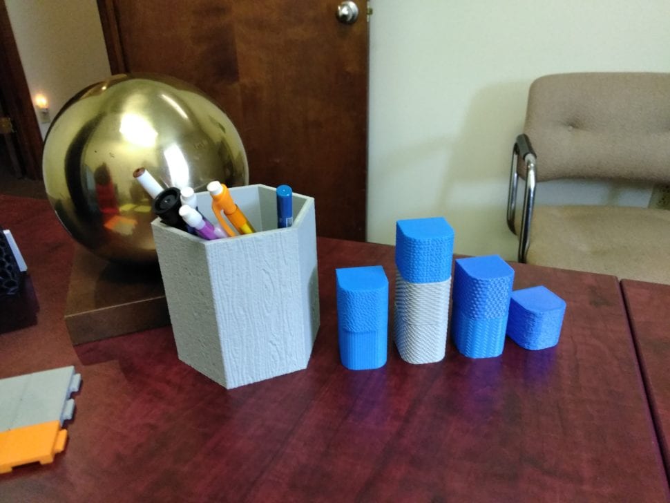3D prints with 3D texture