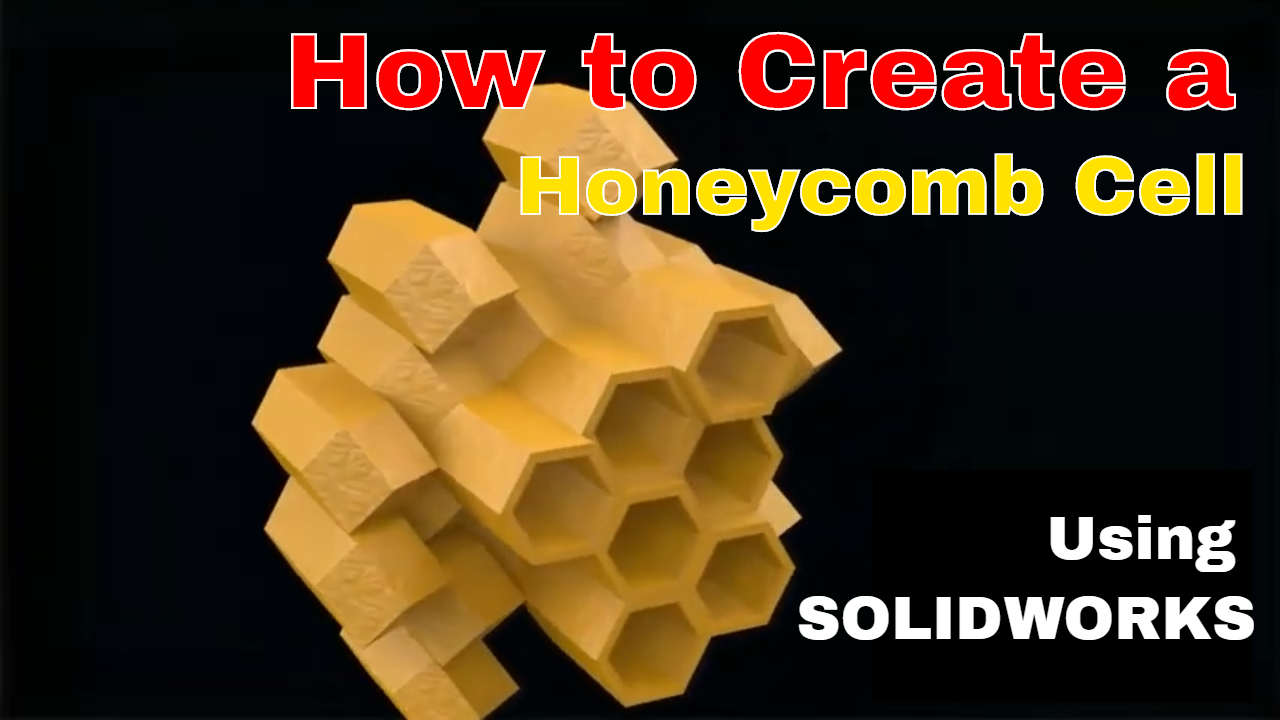 honeycomb in solidworks cad software