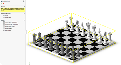 The bounding box custom properties