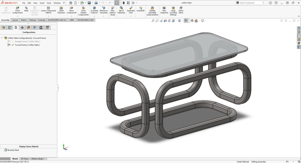 apply appearances to my Solidworks model before importing into Visualize