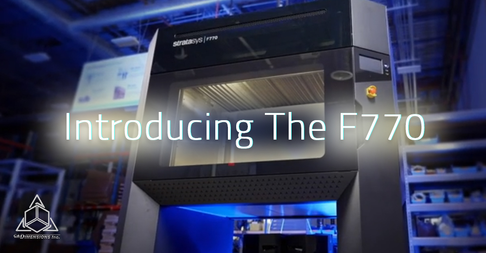 Stratasys F770: The Latest Large Scale 3D Printer