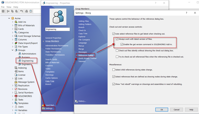 Enable the get version command in Solidworks Add-in.” then you will be able to get an older version within Solidworks itself.