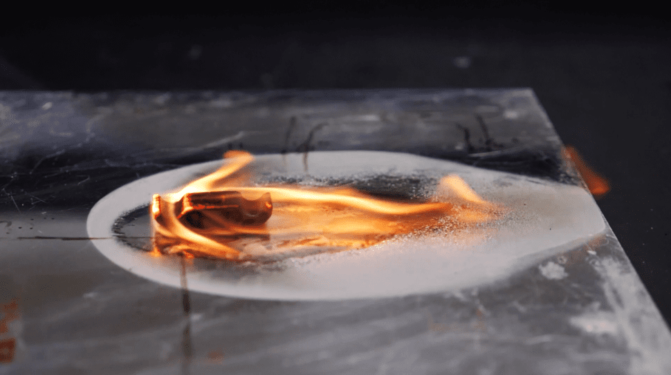 Flame resistant parts off the Origin One thanks to material partners