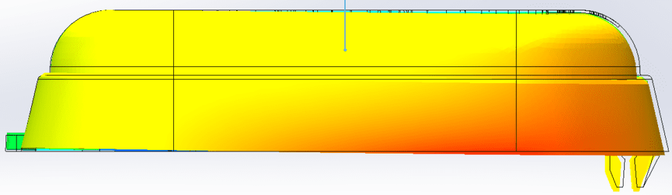 Warping of plastic parts is also caused by uneven cooling as the part sits in the injection mold