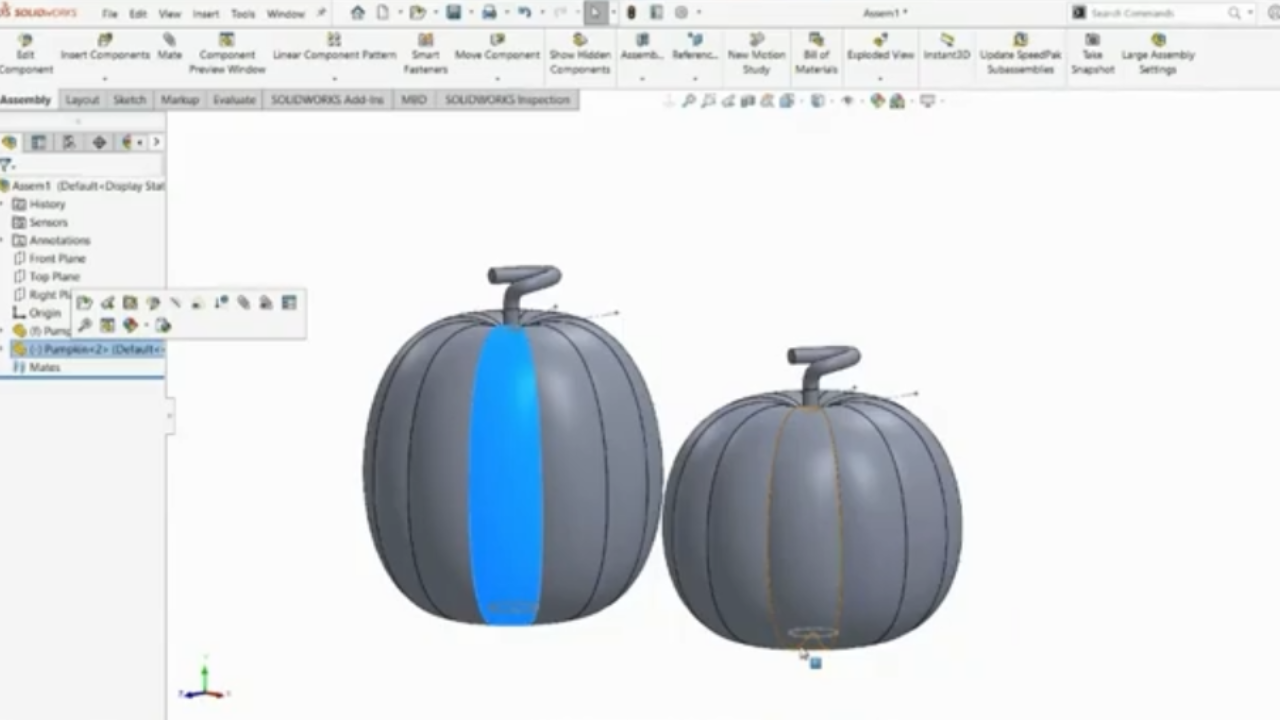 Seasonal Lunch & Learn: How to Create a Pumpkin in SOLIDWORKS