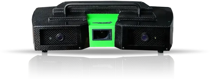 Front view of smarttech3D micron green