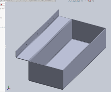 Picture showing the newly created opposite hand part.